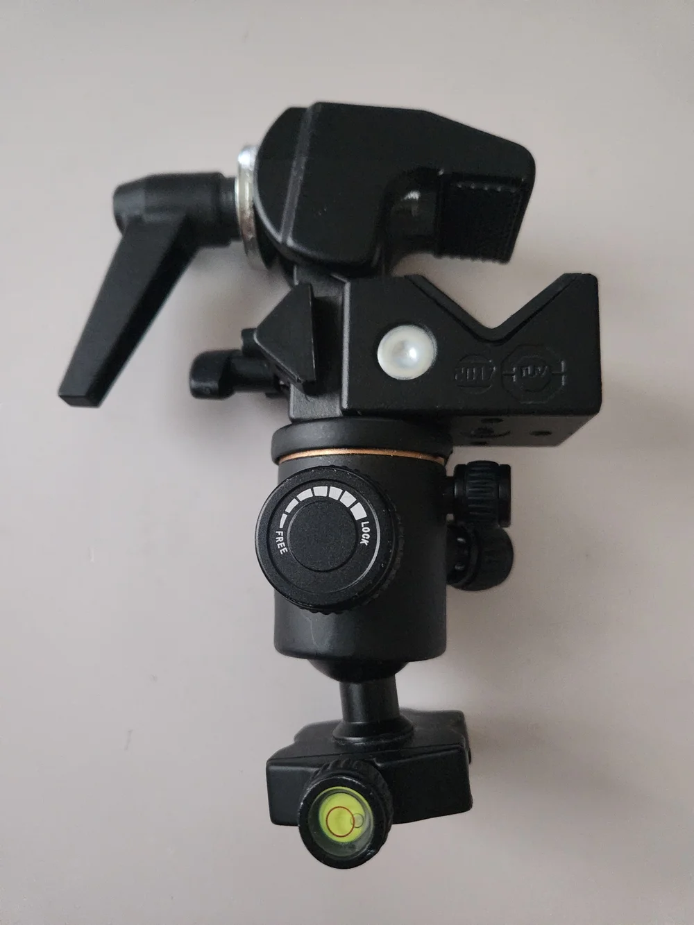 Manfrotto Super Clamp & Pergear TH3 Pro DSLR Camera Tripod Ball Head